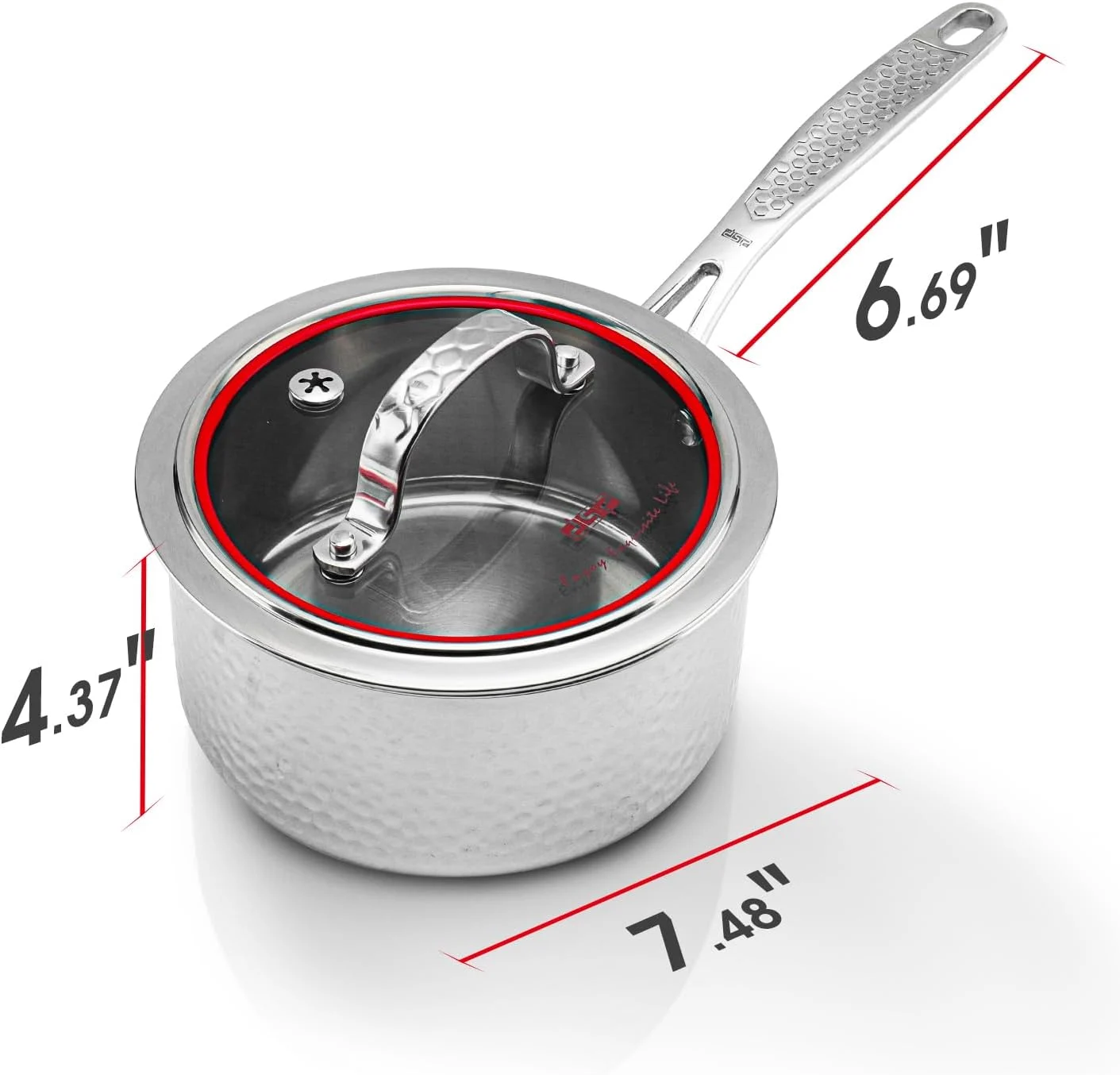 شیرجوش استیل برند DSP سایز 16