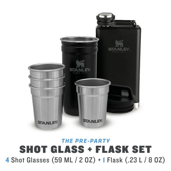 ست شات و فلاسک استنلی Shot Glass + Flask Set - Image 3