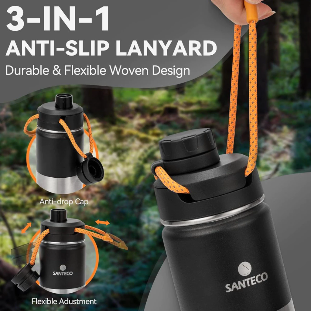 درب بند و بند آویز قمقمه Santeco Ktwo 500 ml