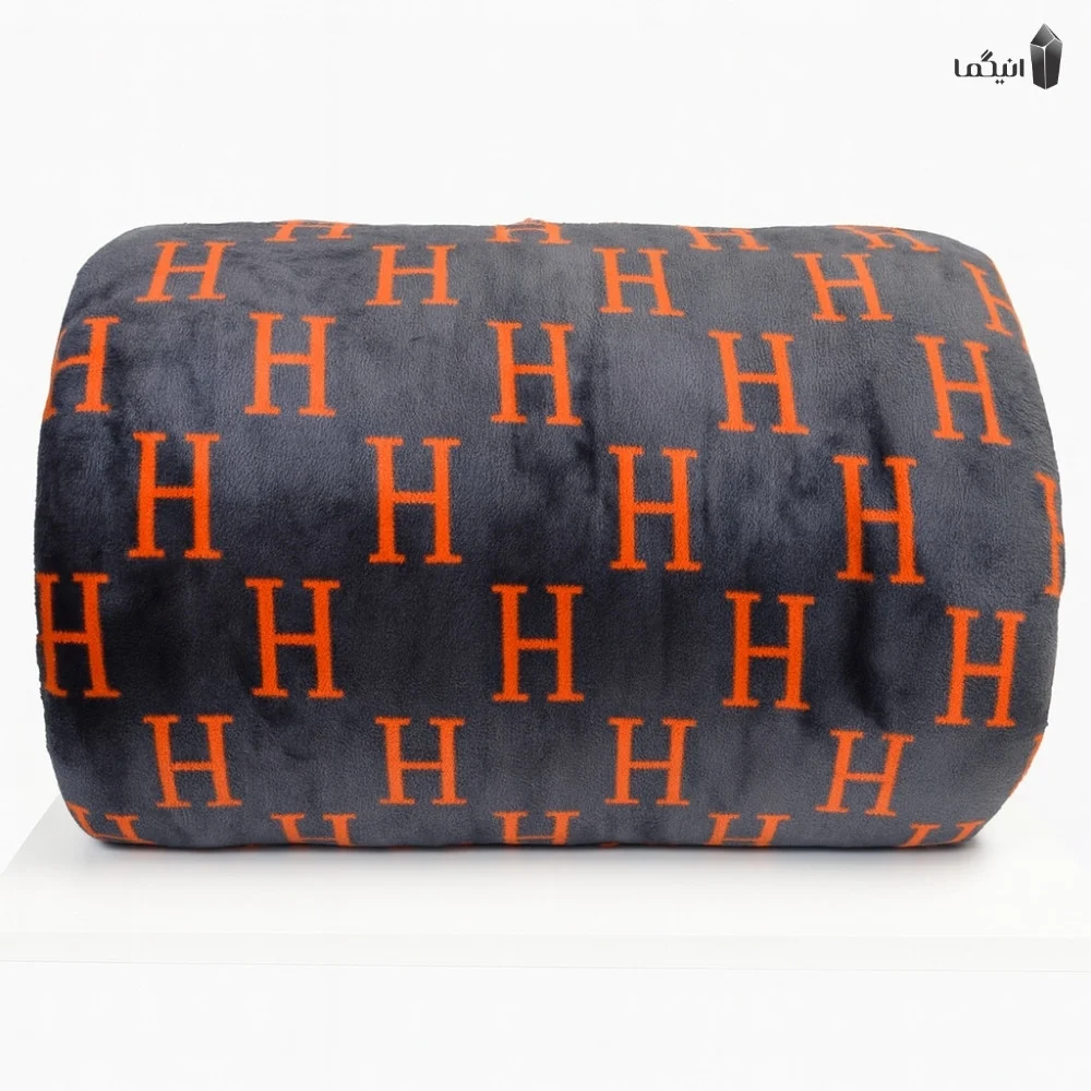 پتو مسافرتی دو رو طرح برند شرکت sky دو نفره