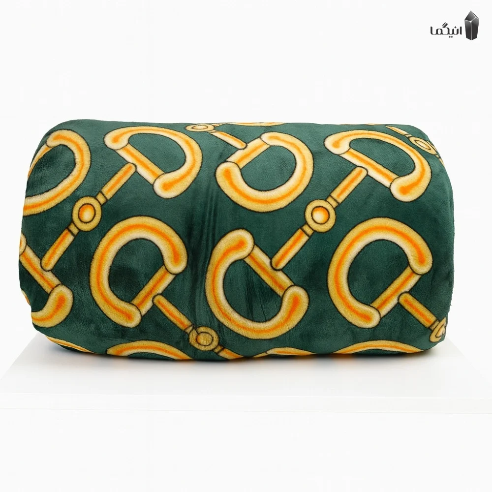 پتو مسافرتی دو رو طرح برند شرکت sky دو نفره