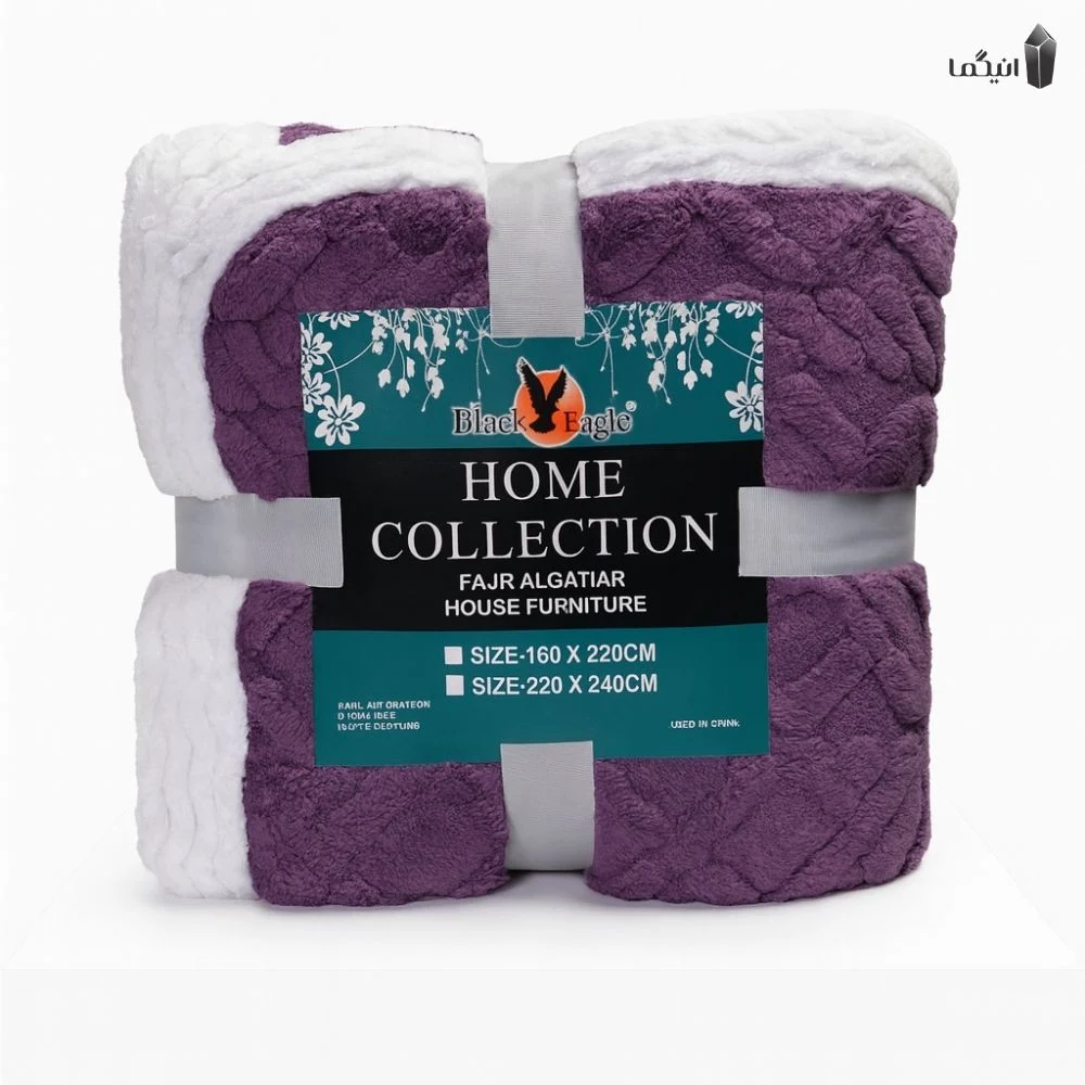 پتو گوسفندی طرح گیس بافت