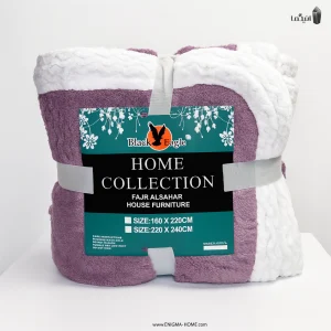 پتو مسافرتی مدل گوسفندی طرح پروانه  دو نفره