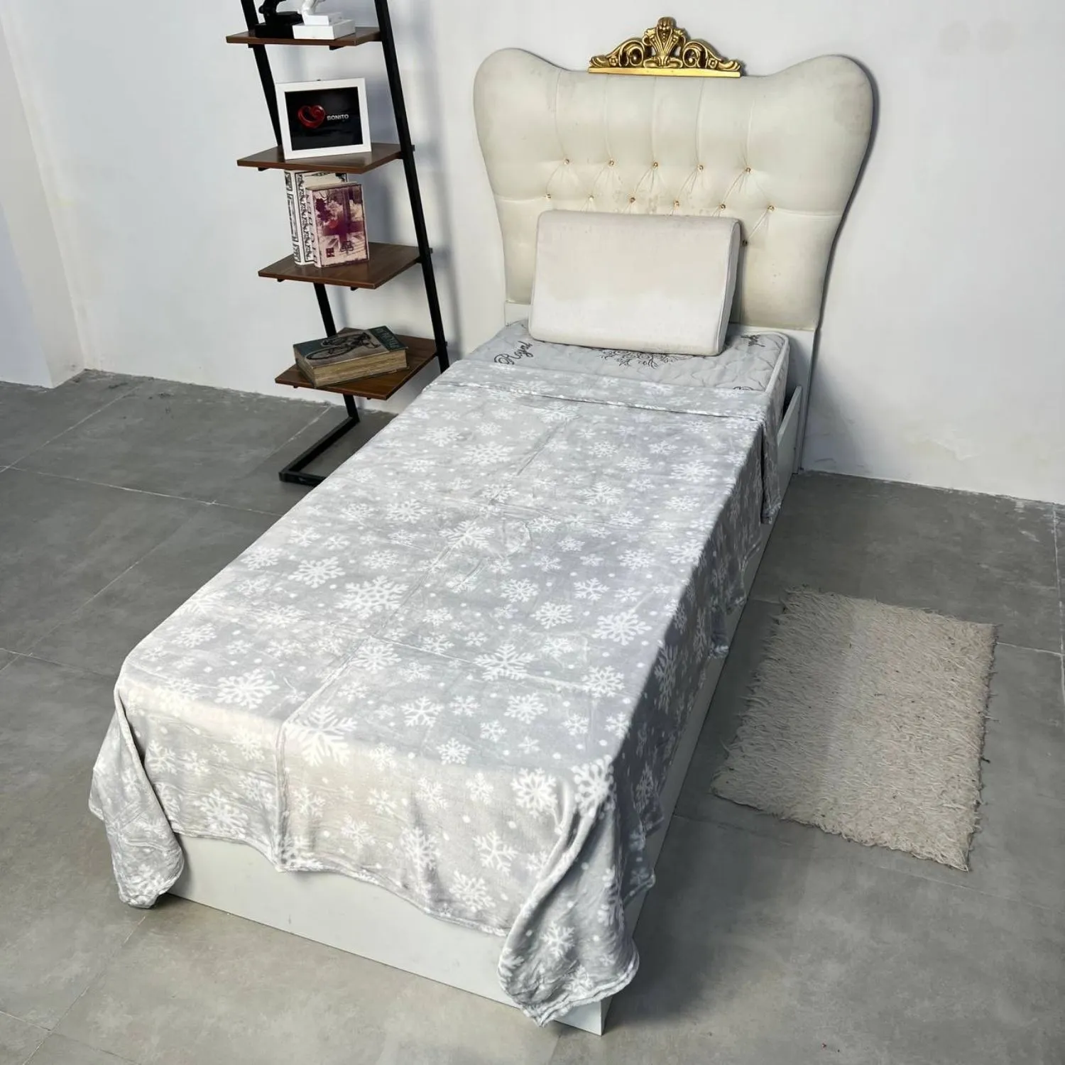 پتو مسافرتی طرح کریسمس 1نفره