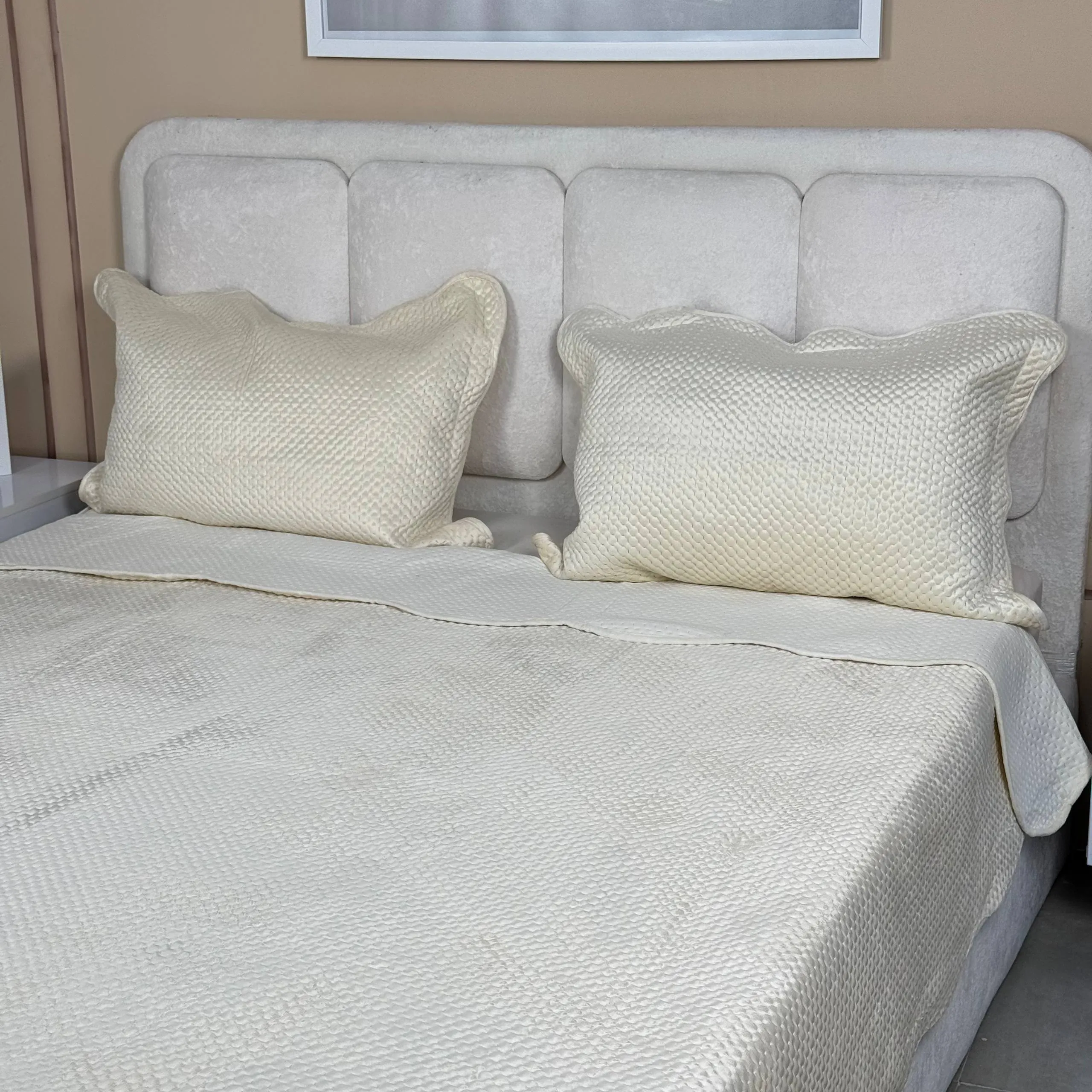 روتختی مخمل دو نفره کریستال طرح برجسته سایز ۲۳۰×۲۴۰ سانتیمتر - تصویر 16